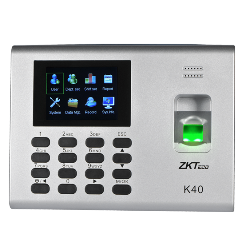 ZK40 reloj biométrico