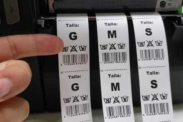 Impresoras de etiquetas textil