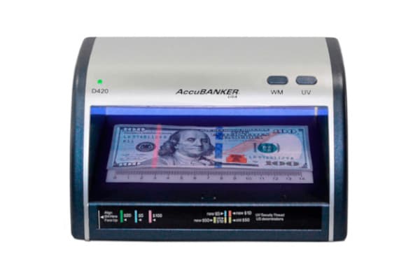 Detector de billetes falsos D420